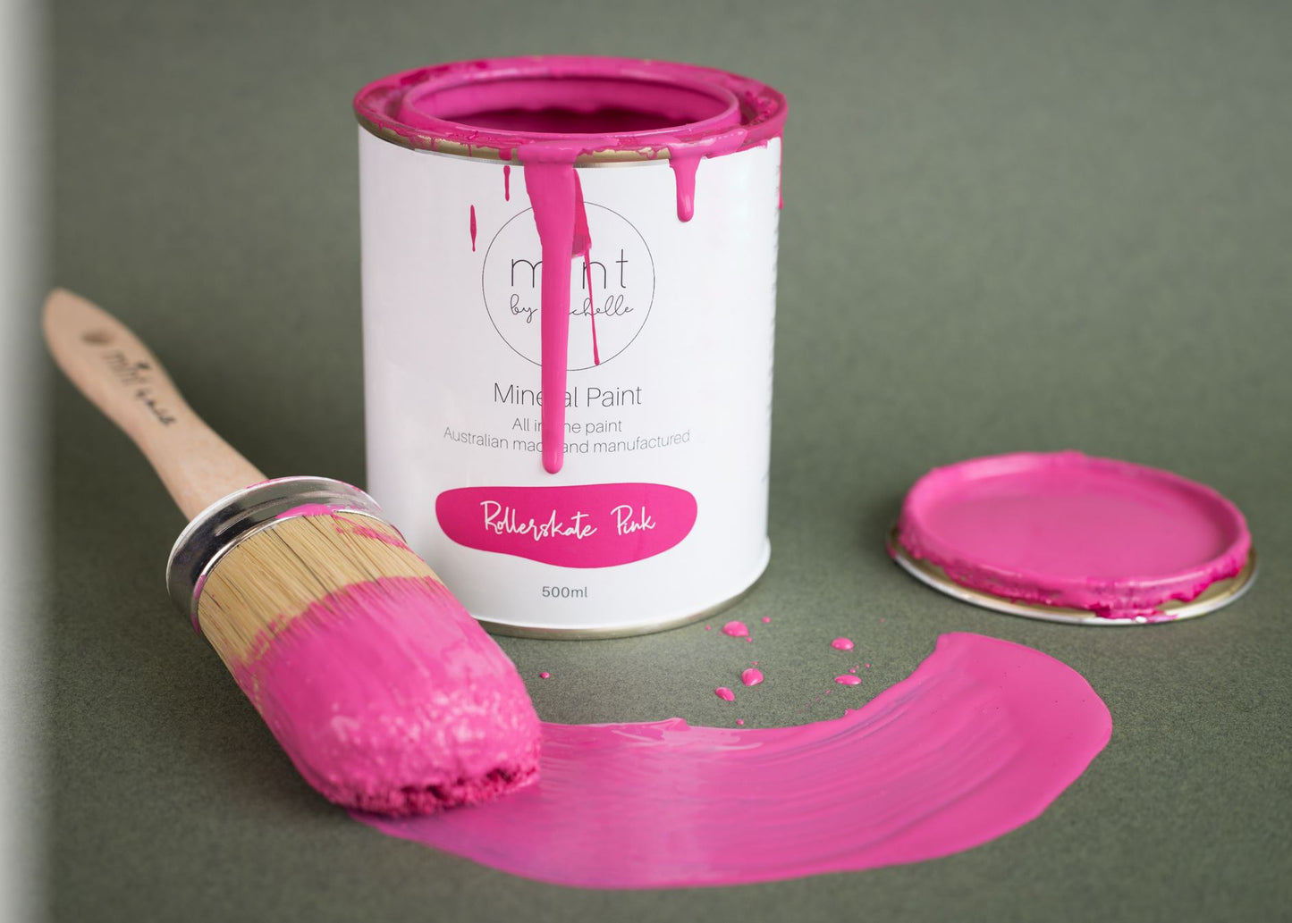 Mint Mineral Paint | Rollerskate Pink