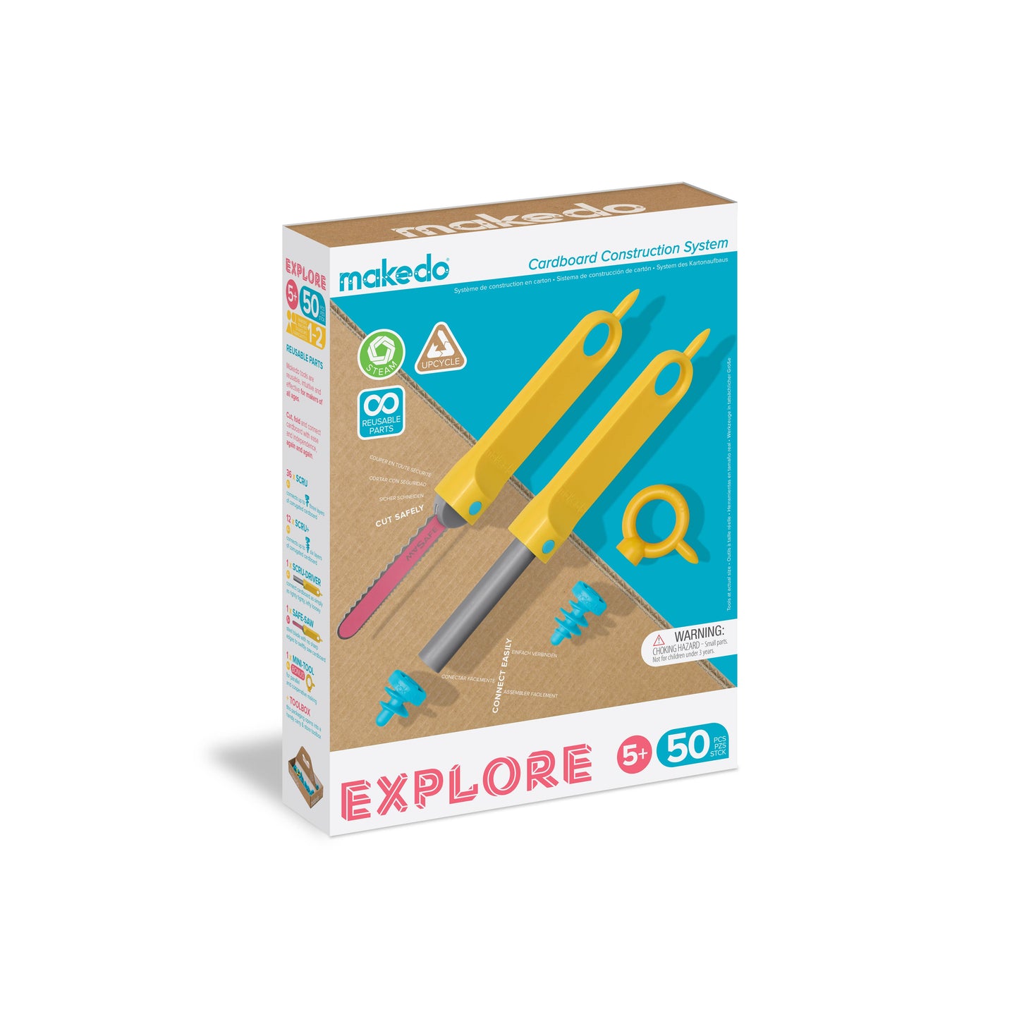 Makedo Australia - EXPLORE | Upcycled Cardboard Construction Toolkit