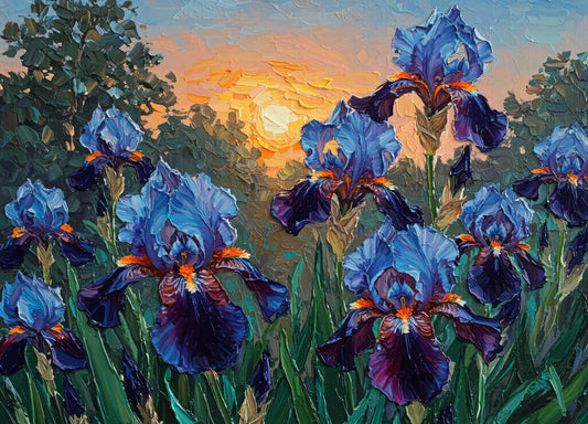 Mint Decoupage Paper | Iris - LIMITED EDITION