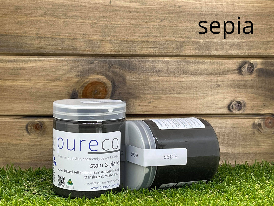 Pureco Stain & Glaze | Sepia