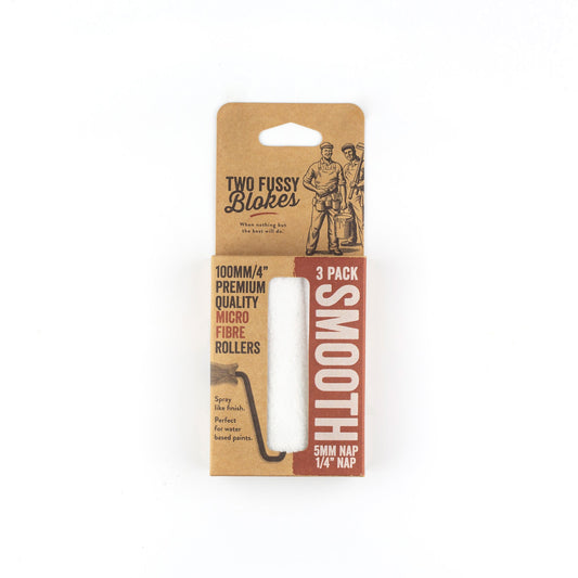 Two Fussy Blokes Microfibre Mini 5mm Nap Roller - 3 Pack