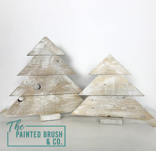 Reclaimed Timber Christmas Trees - Pair