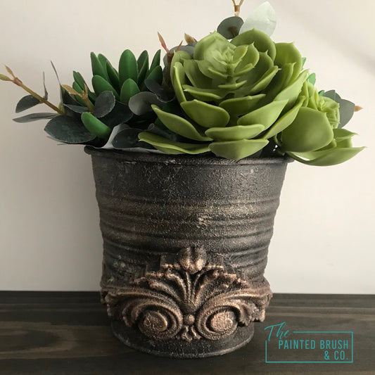Upcycled Tin Planter