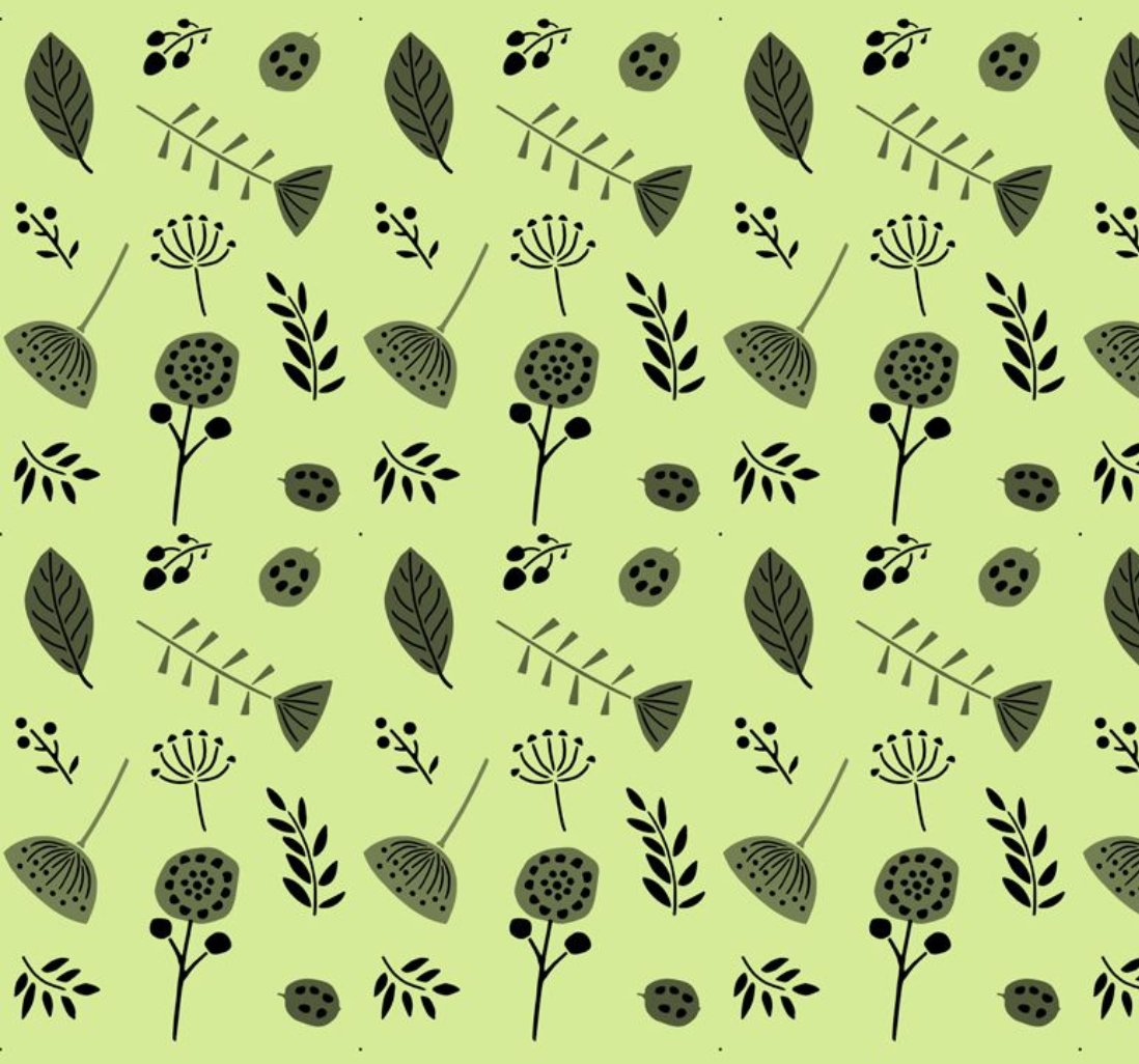 Leaf Overlay - 2 part Stencil
