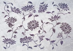 Daisy Chain Pattern Stencil