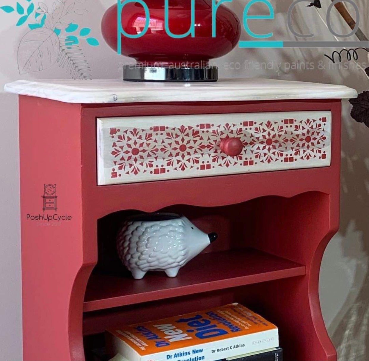 Pureco Chalk Finish  - Cranberry