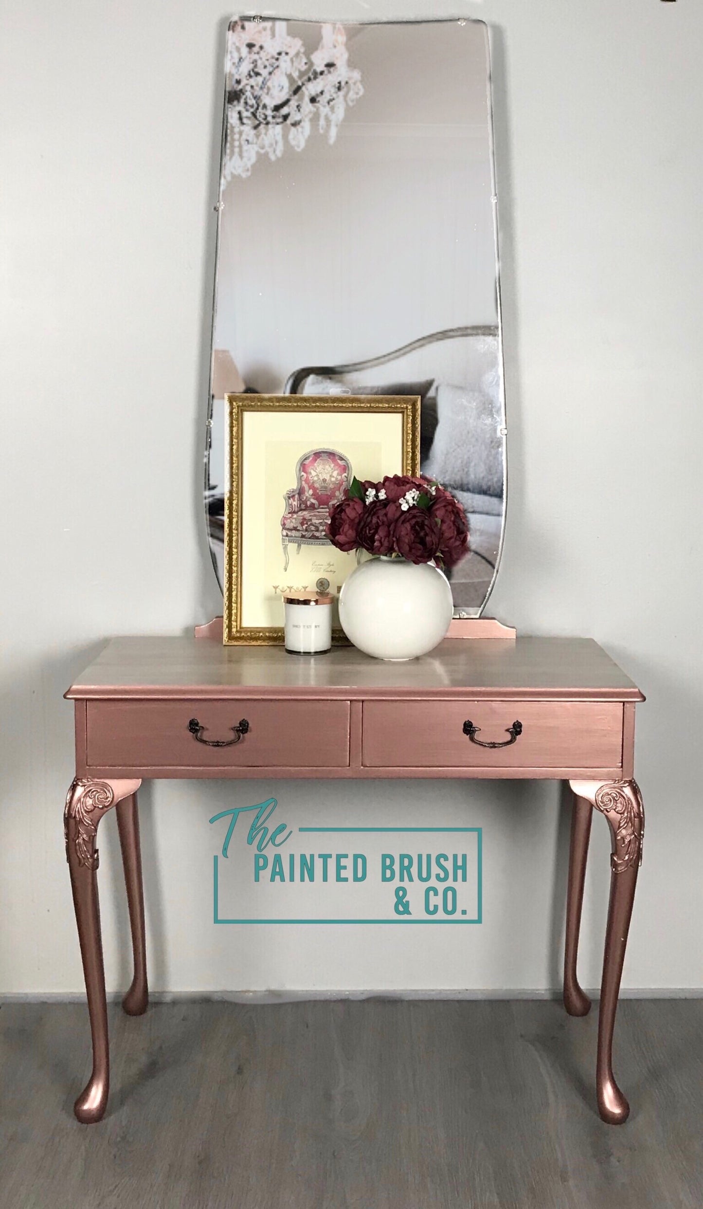 Rose Gold Dressing Table