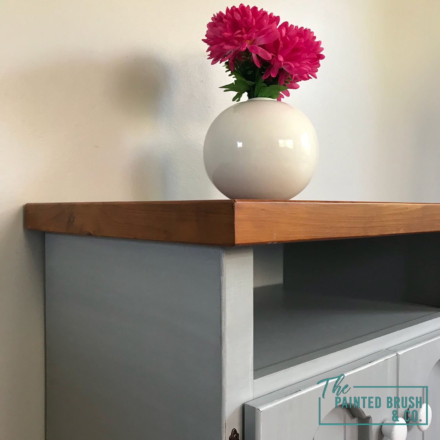 Teak TV Unit