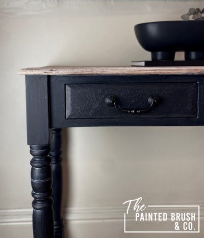 Textured Carbon Hall Table