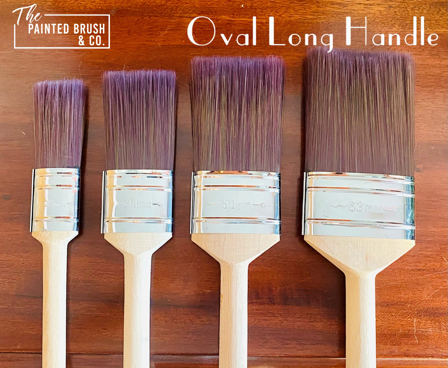 Long Handle Oval Paint Brush