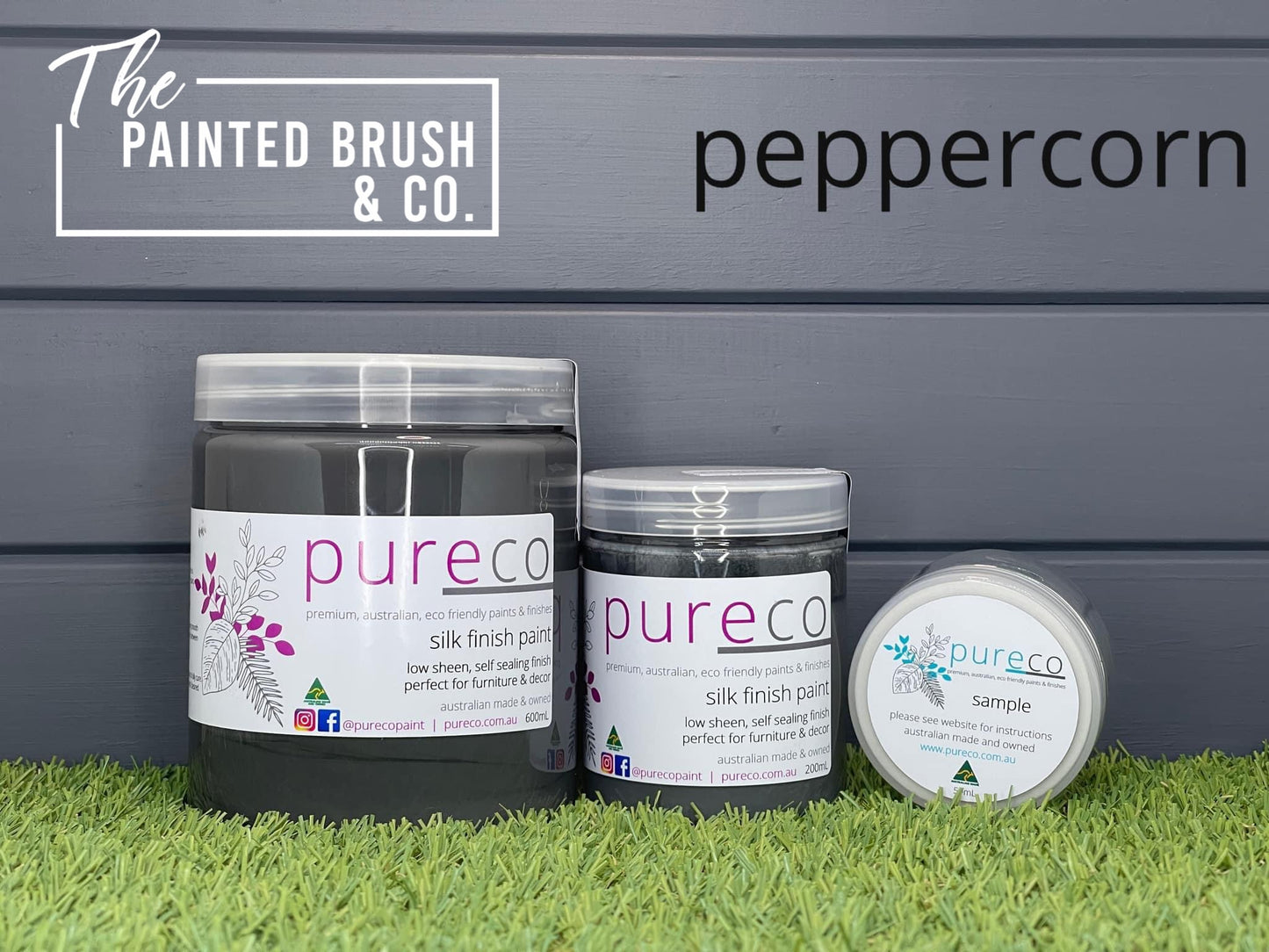 Pureco Silk Finish  - Peppercorn