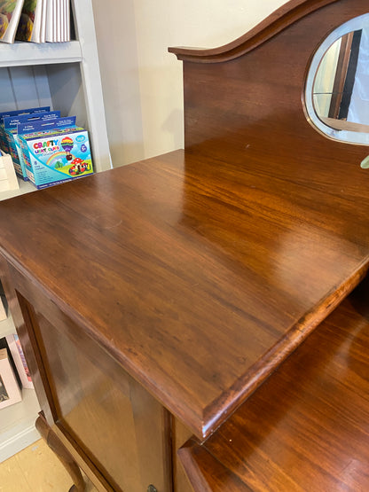 Solid Oak Queen Anne Sideboard