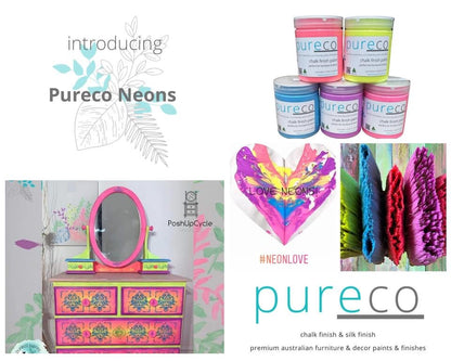 Pureco NEON Chalk Finish  - Zingy