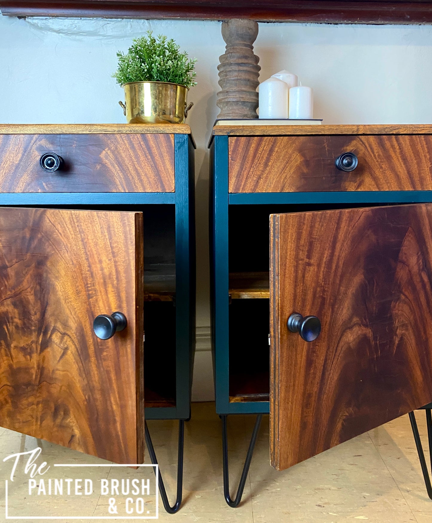 Mid Century Bed Side Tables (PAIR)