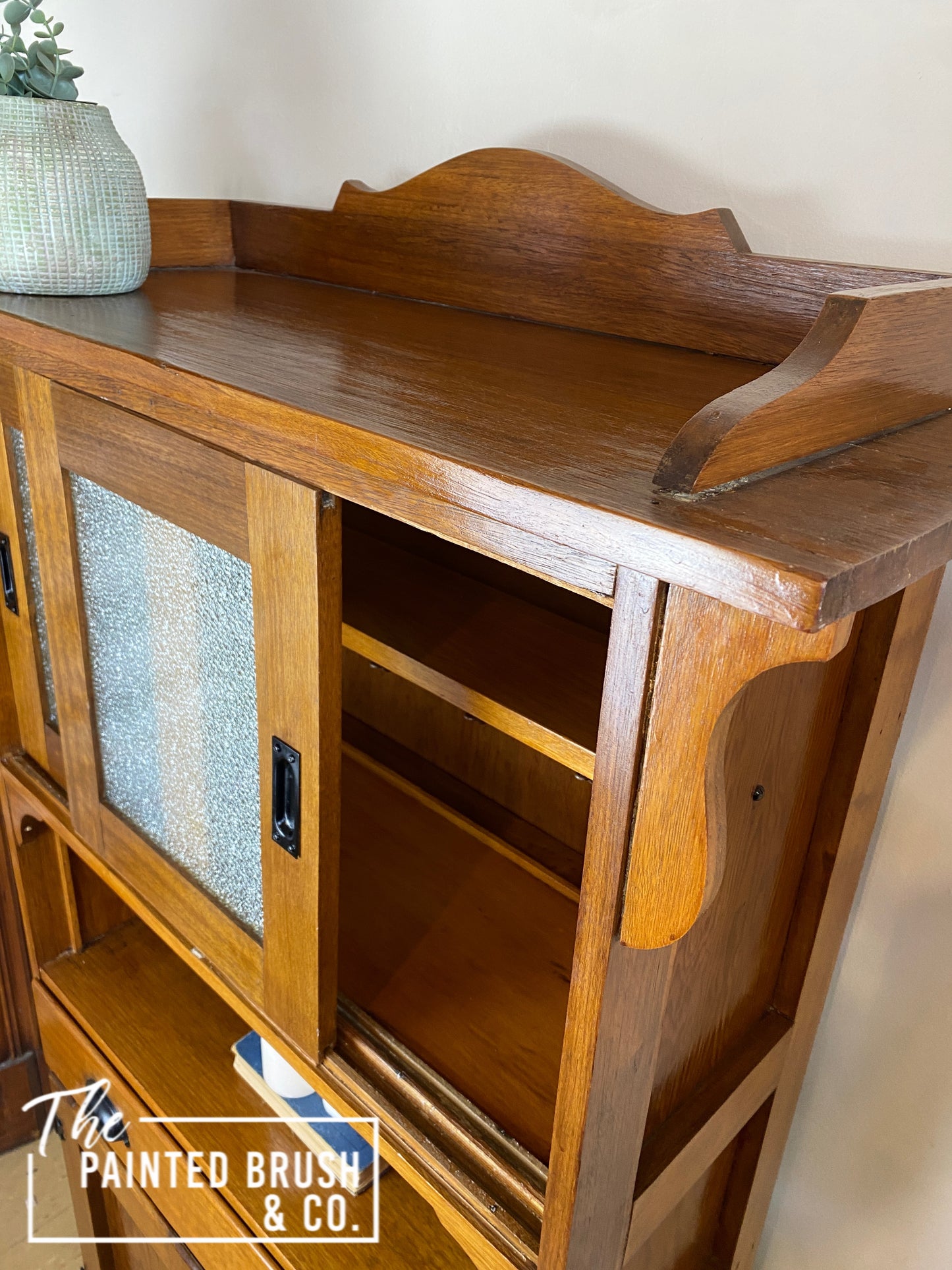 Vintage Pine Kitchen Dresser