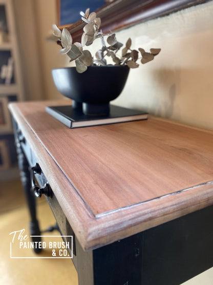 Textured Carbon Hall Table