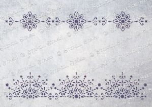Indian Lace Borders Stencil